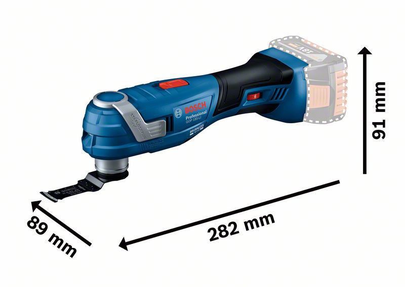 Bosch GOP 18V-34 Multimaskin 18V STARLOCK L-BOXX (utan batterier)