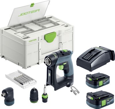 Kopia Festool CXS 12 2,5-Set Skruvdragare 10,8V (2x2,5ah)