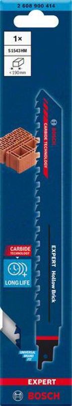 Bosch Expert ‘Hollow Brick’ S 1543 HM tigersågblad 240mm 1st CARBIDE