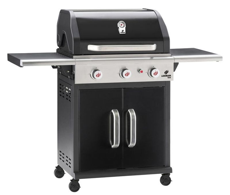 Landmann Triton 3.0 flexX gasolgrill 3 brännare 3,5 kW Svart 3-brännare