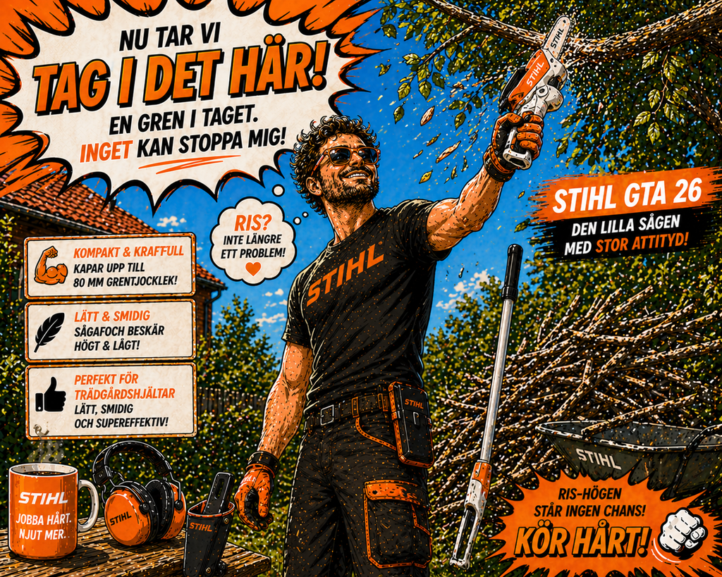 Stihl GTA 26 – liten grenkap med bra bett