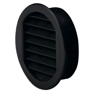 Ventilgaller Skåp D50mm 4st Svart