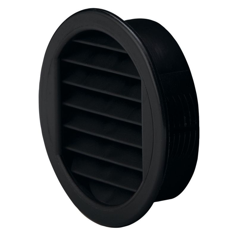Ventilgaller Skåp D50mm 4st Svart