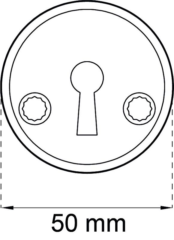 Habo Nyckelskylt 2991 Rostfri SB
