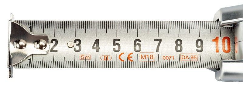 Bahco MTS-5-25 Måttband 5m 25mm Rostfritt mm/tum