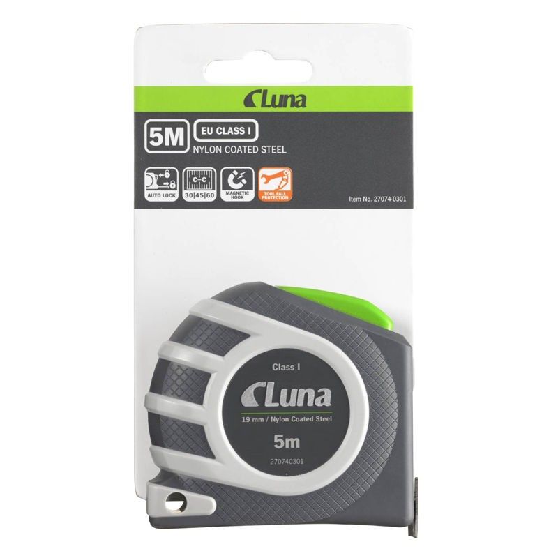 Luna LAL Måttband med Auto-lock 5m MAGNET