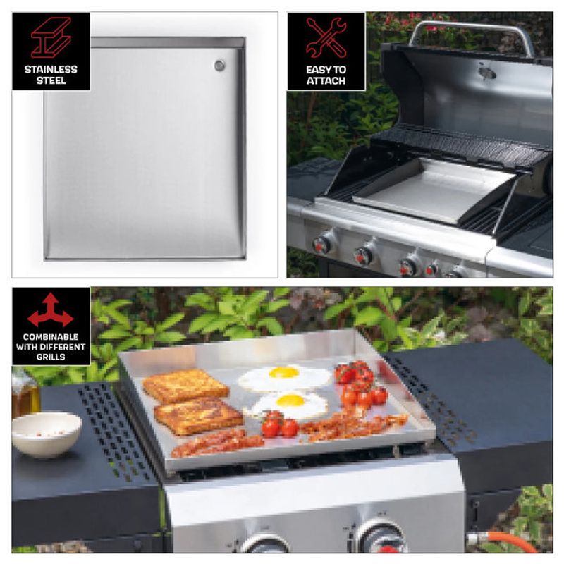 Landmann Stekbord plancha 40x39cm Stainless steel