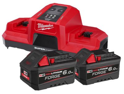 Milwaukee M18 FORGE Batteri- och Laddningskit 18V 12,0Ah