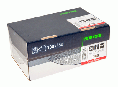 Festool Slippapper STF DELTA/7  GRANAT 50-100ST