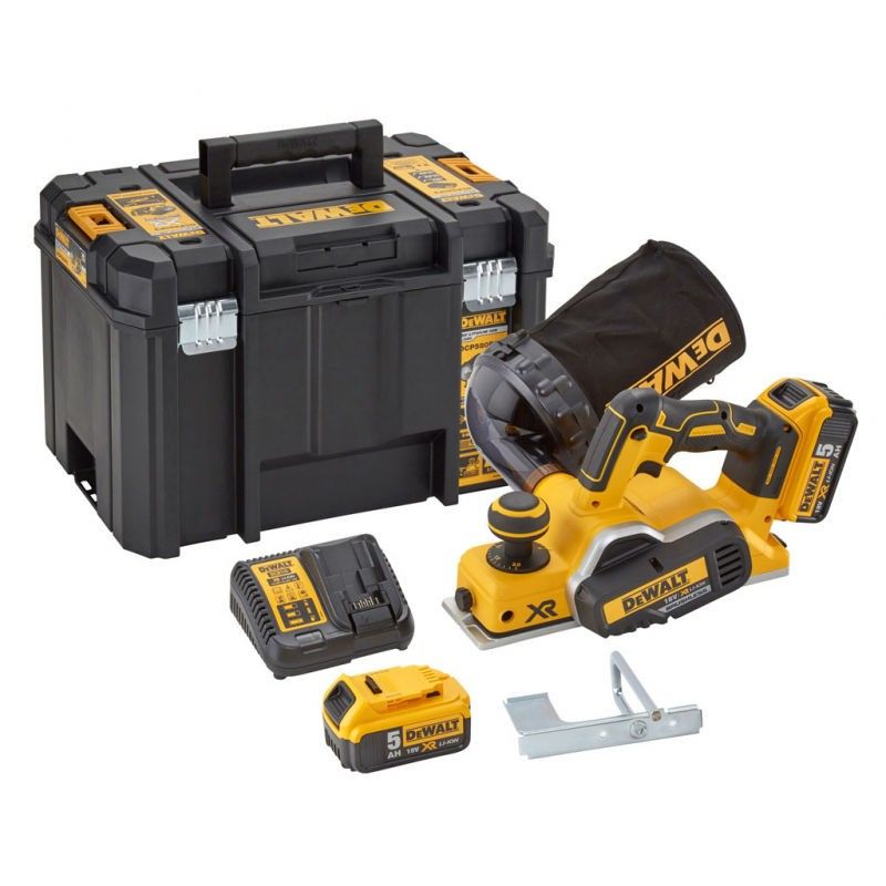 DeWalt DCP580P2 Batteridriven Hyvel 18V XR TSTAK (2x5,0ah)