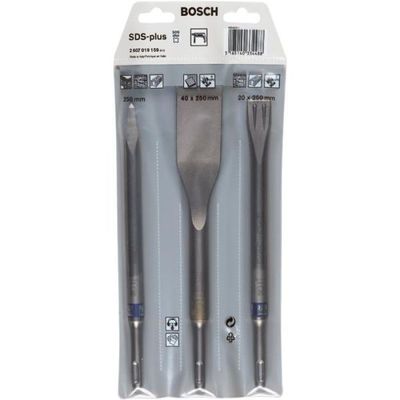 Bosch Mejselsats Kakel SDS+ (3-delar)