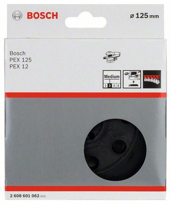 Bosch Slipplatta Medel 125mm (PEX400AE,PEX12,PEX12A,PEX125)
