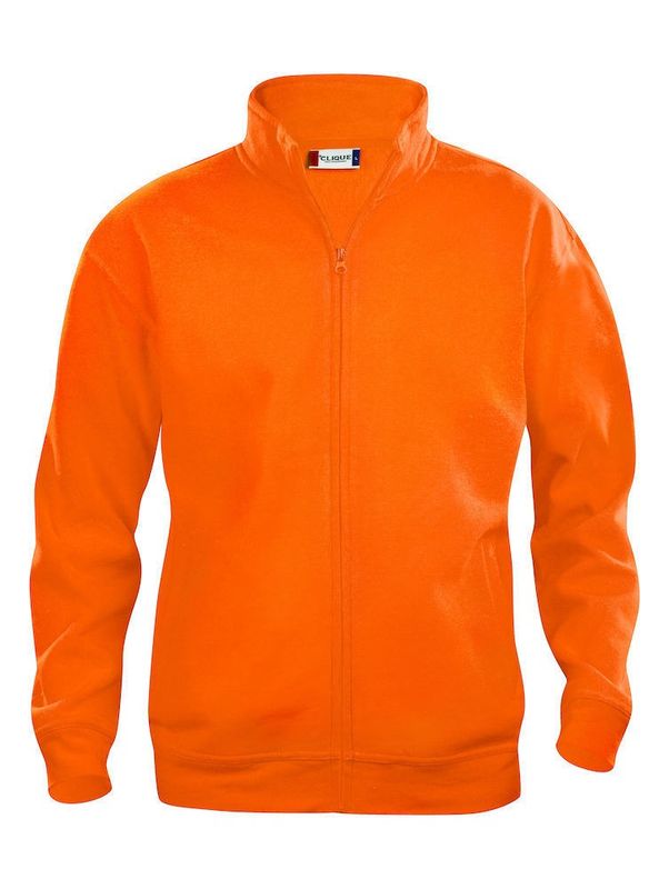 Clique Basic Cardigan Herr Visibility Orange