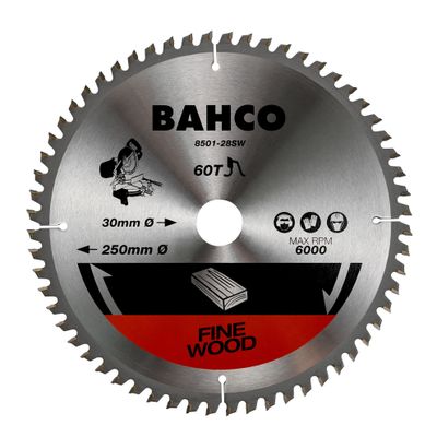Bahco Cirkelsågklinga till geringssågar trä 216 mm 48T