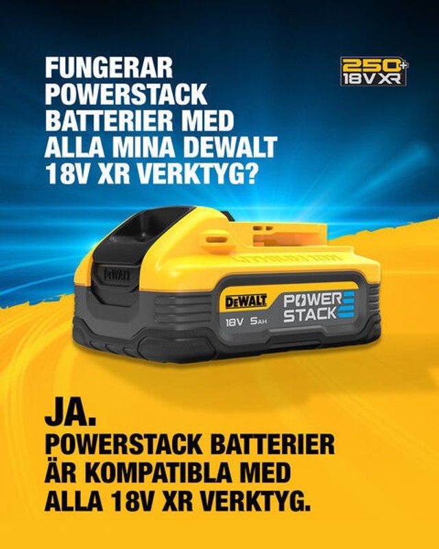 DeWalt DCBP518 Batteri Powerstack XR 18V 5,0ah