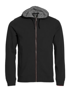 Clique Classic Hoody FZ Svart