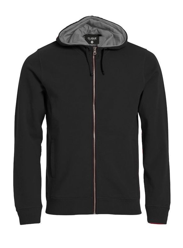Clique Classic Hoody FZ Svart
