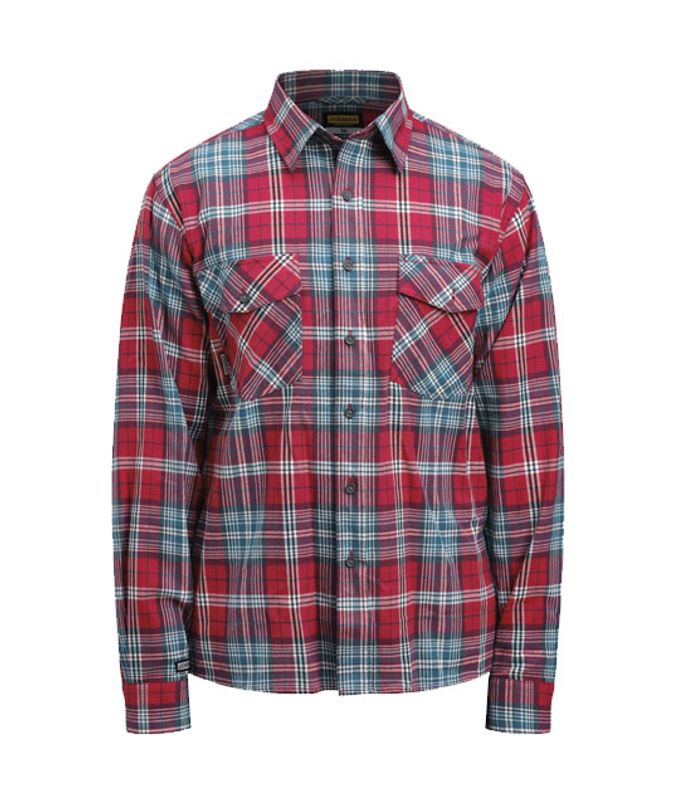 Jobman 5138 flanellskjorta herr i bomull Strl: XL