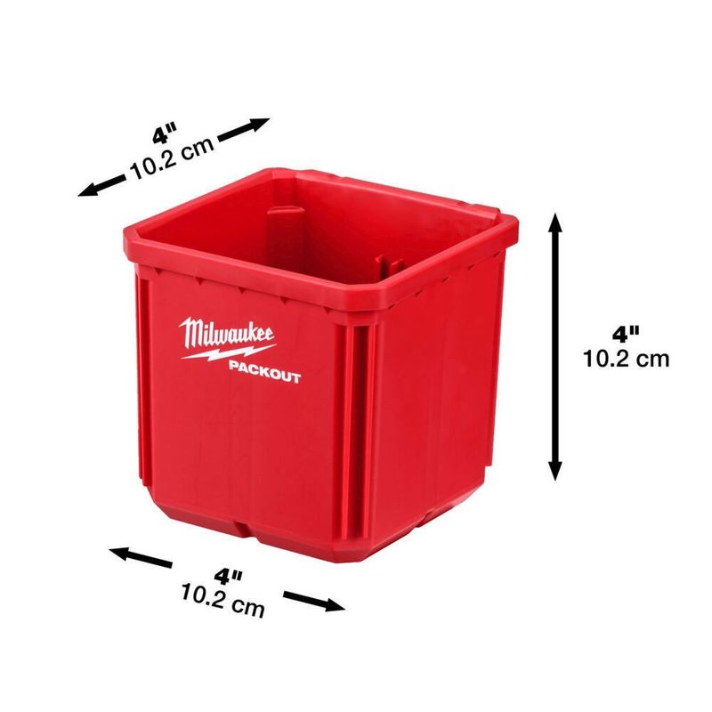 Milwaukee Behållare 10x10cm till Packout 2-P