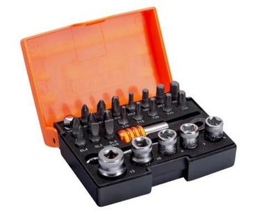 Bahco Bits/Spärrnyckelsats (26-delar)