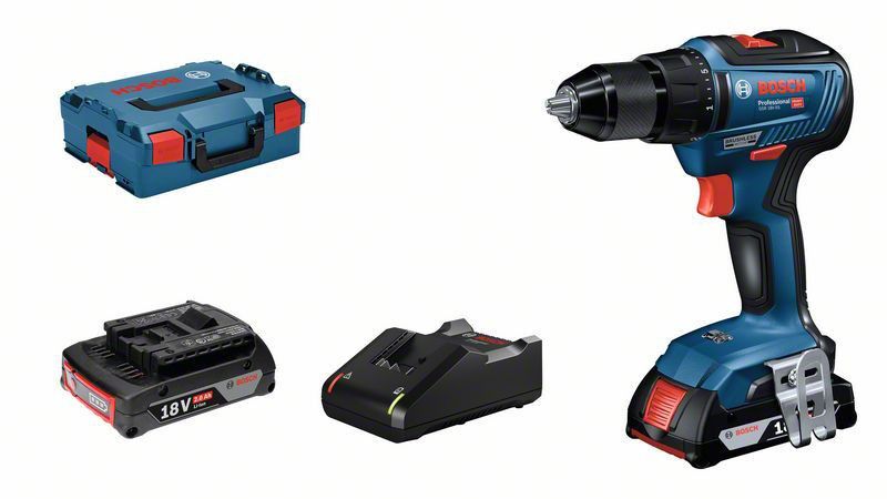 Bosch GSR 18V-55 Borr-/Skruvdragare 18V (2x2,0ah)