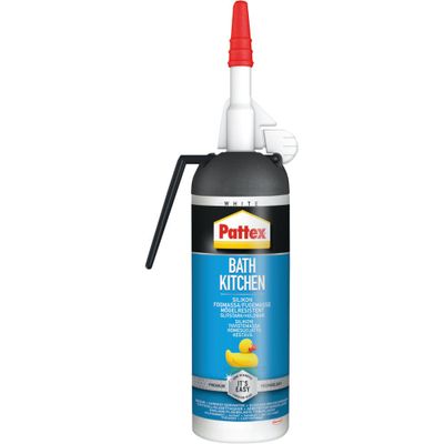Pattex Silikonfog Kök/bad Vit 100ml