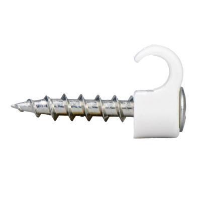skruvclips 18-22 vit kartong skruvlängd 41mm 50st kart