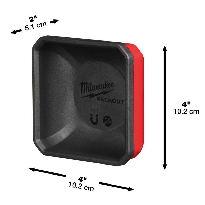 Milwaukee PACKOUT™ Magnetisk Låda 10x10mm