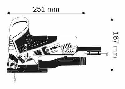 Bosch GST 90 E Sticksåg 650W