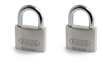 Abus Hänglås Titalium 54TI/40 Twin SB