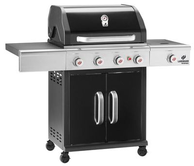 Landmann Triton 4.1 maxX gasolgrill 800° 3,5 kW Svart 4-Brännare