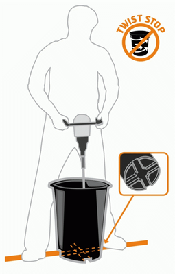 TEBO Hink 30 L Twist stop (PP/POE)