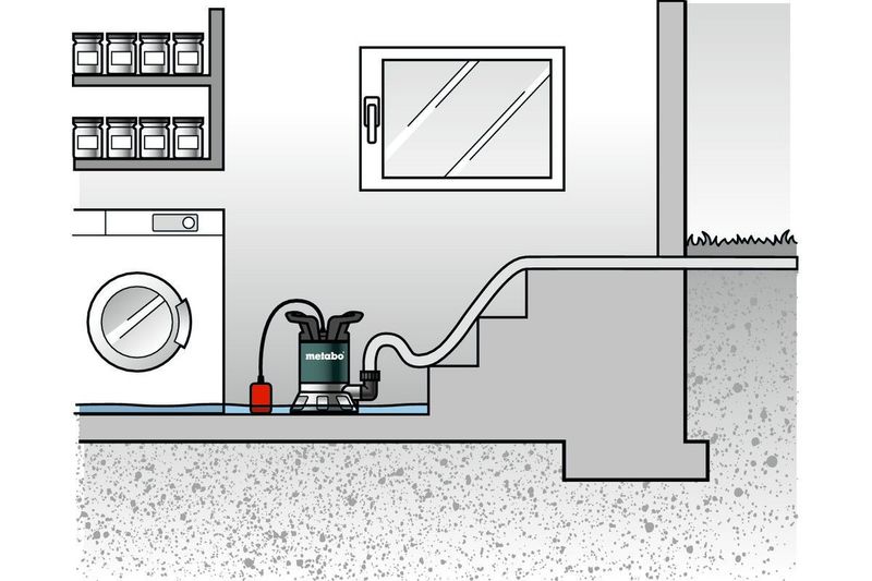 Metabo TPF 6600 SN Dränkbar Pump 6600 l/h