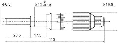 Limit Inbyggnadsmikrometer