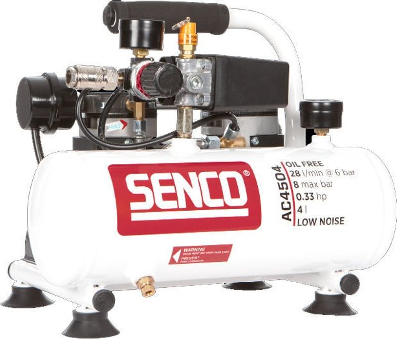 Senco AC4504 Kompressor 8 bar "Tyst" Oljefri