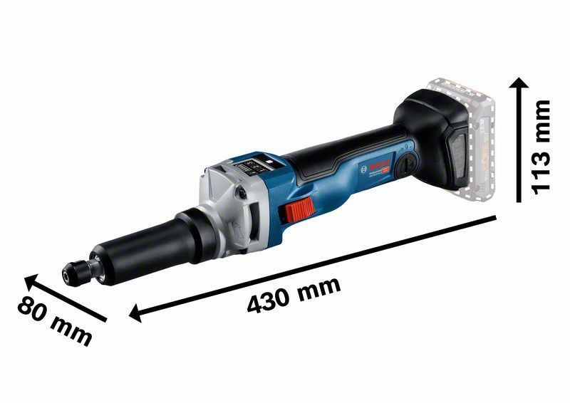 Bosch GGS 18V-10 SLC Rakslip 18V L-BOXX (Utan batterier)