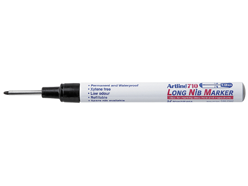 Artline Märkpenna 710 Svart SB-Pack (Med lång spets)