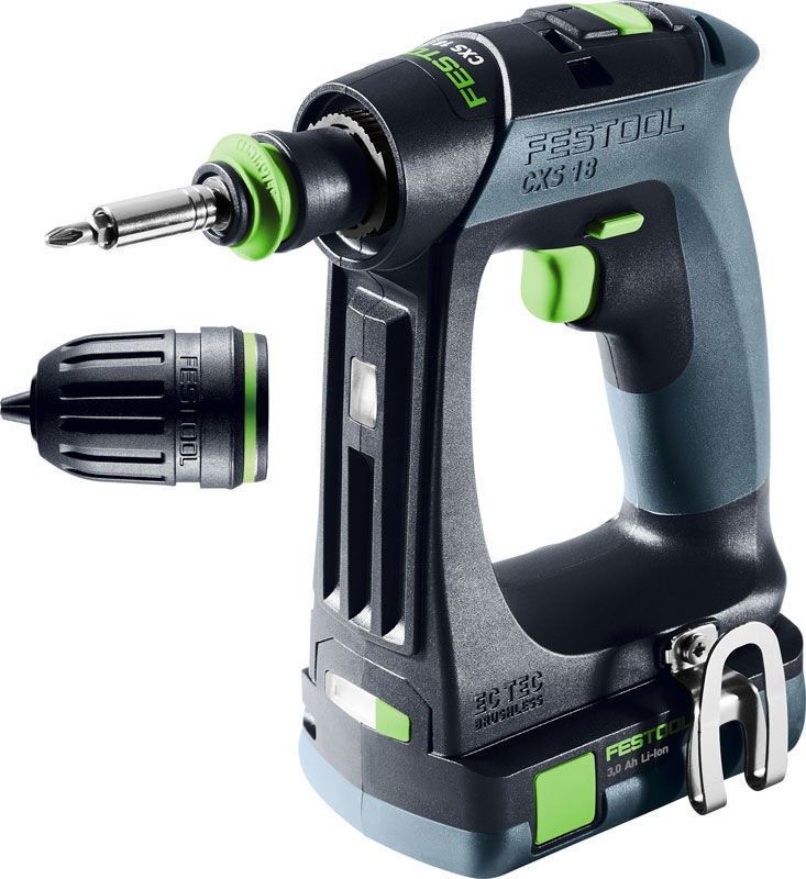 Festool CXS 18-Basic-3,0 Skruvdragare 18V (1x3,0ah)
