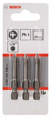 Bosch Bits PH1 89-152mm 3st