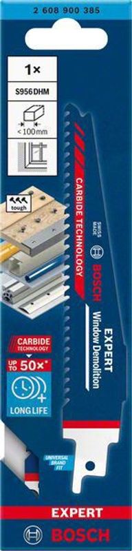 Bosch Expert ‘Window Demolition’ S 956 DHM tigersågblad 150mm 1st CARBIDE