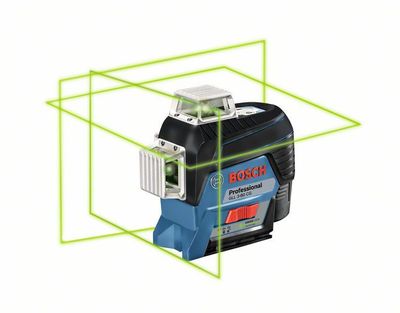 Bosch GLL 3-80 CG SOLO Kors-/Linjelaser 3x360° Grön