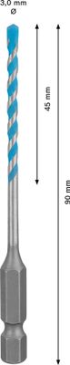 Bosch Expert HEX-9 MultiConstruction borr för betong