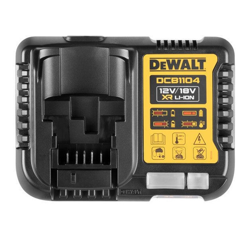 DeWalt DCB1104 Laddare kompatibel med 10,8-18V XR Li-ion-batterier