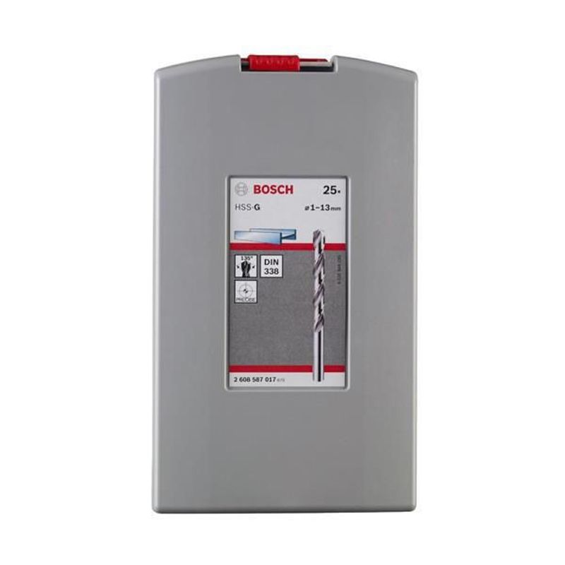 Bosch Metallborrsats HSS-G 1-13mm 135° (25st)