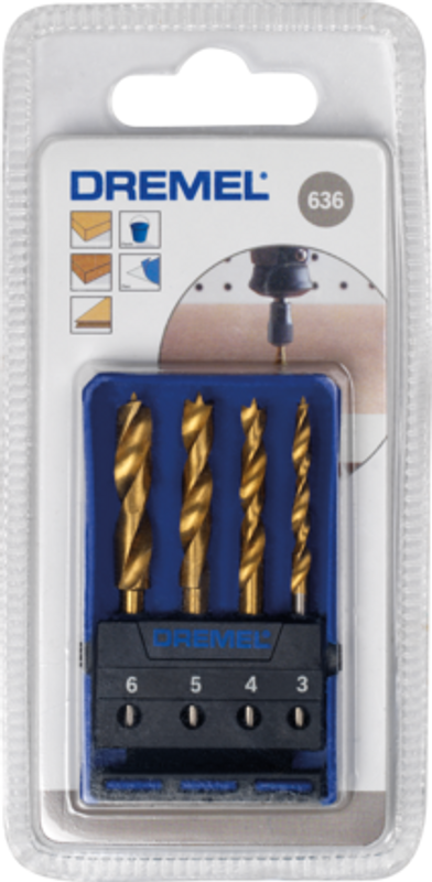 Dremel Träborrset 636 3St