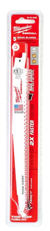 Milwaukee Tigersågblad Demolition 230mm 5-P