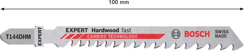 Bosch Expert ‘Hardwood Fast’ T 144 DHM sticksågblad, 3 st