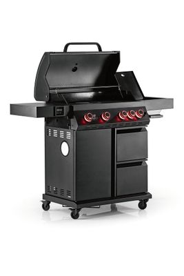 Landmann Cool Black MaxX 4.1 Gasolgrill 4-Brännare Svart