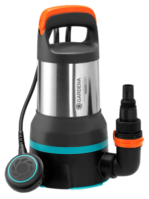 Gardena 09048-20 Spillvattenpump 15000 för rent och smutsigt vatten