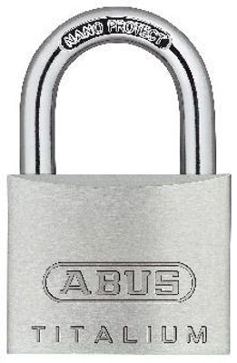 Abus Hänglås 64 Titalium 64TI40+HB63 Trippel (2+1)